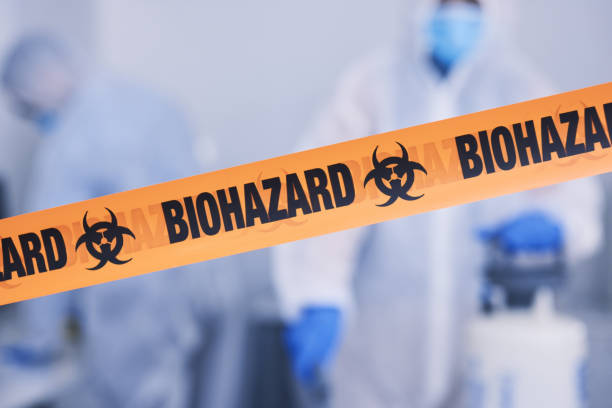 Professional Biohazard Cleanup technician working in Beresford, SD